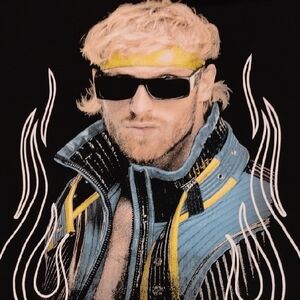 WWE Black Graphic T-Shirt 5XL